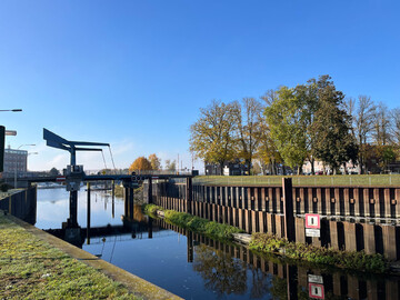 Klappbrücke Dömitz über die Elde